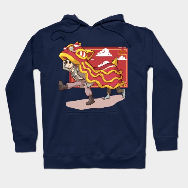 Lion Dance Hoodie by Hayde